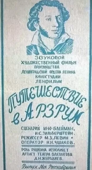 Путешествие в Арзрум (1937) скачать торрент